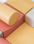 Soft Play Eight Foam Block Set in Pastel Pink
