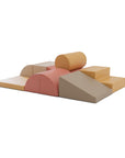 Soft Play Eight Foam Block Set in Pastel Pink