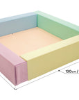 Light Pastel Soft Foam Ball Pit for Toddlers