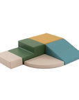 Pastel Turquoise Foam Block Corner Climber Set