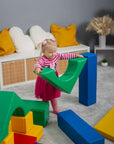 Multicolor Soft Foam Block Set for Kids