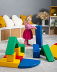 Multicolor Soft Foam Block Set for Kids