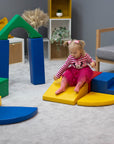 Multicolor Soft Foam Block Set for Kids