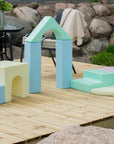 Soft Play Foam Block Set in Light Pastels