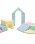 Soft Play Foam Block Set in Light Pastels