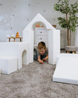 Soft Play Foam Block Set in White