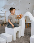 Soft Play Foam Block Set in White