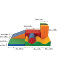 Soft Play Foam Block Set Multicolor Discoverer