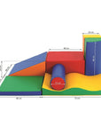 Soft Play Foam Block Set Multicolor Discoverer