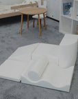 Soft Play Seven Foam Block Set in White