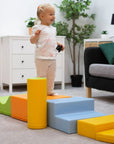 Soft Play 6 Foam Block Set in Light Multicolor