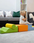 Soft Play 6 Foam Block Set in Light Multicolor
