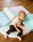 Soft Play Foam Block Set Light Pastel Explorer