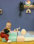 Soft Play Foam Block Set Light Pastel Explorer