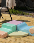 Soft Play Foam Block Set Light Pastel Explorer