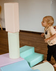 Soft Play Foam Block Set Light Pastel Explorer