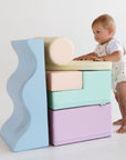Soft Play Foam Block Set Light Pastel Explorer