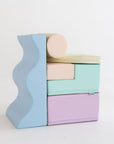 Soft Play Foam Block Set Light Pastel Explorer