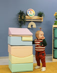 Light Pastel Foam Play Block Set for Toddlers