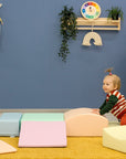 Light Pastel Foam Play Block Set for Toddlers