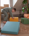 Mini Soft Play Climbing Block Set in Pastel Turquoise