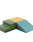 Mini Soft Play Climbing Block Set in Pastel Turquoise