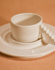 Castle Coffee Set with Architectural Plates and Cups