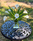 Silk Flower Arrangement White Calla Lilies