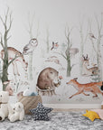 Woodland Forest Wall Decals for Kids | Animals and Tree Wall Decals | Nursery Woodland Stickers
