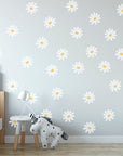 Daisy Flower Wall Decals | Nursery Decal Vinyl | Wall Decal | Wall Sticker