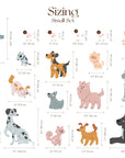 Cute Dog Wall Decals Set for Kids Room Nursery | Self-Adhesive Peel & Stick Dog Stickers