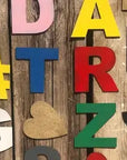 5" or 12" Coloured Metal Alphabet Letters A–Z & 0–9 | Choose Your Colour