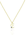 Personalized Birthstone Initial Necklace