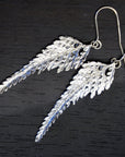 Fern Leaf Earrings: 14K Gold Plated Sterling Silver Drop-4