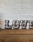 Rusty 5" Carnival Metal Letters A-Z