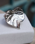 Leaf Ring: Nature Inspired Jewelry (Adjustable, Silver or Gold Plated)-1