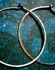 Crescent Moon Hoop Earrings