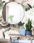 Blush Spring Peonies Removable Wallpaper-Peel and St... | Wonderwallsboutique
