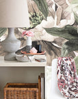 Blush Spring Peonies Removable Wallpaper-Peel and St... | Wonderwallsboutique