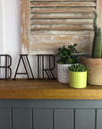 Rustic Art Deco Signs Rusty Metal Alphabet Letters – Home & Garden A-Z 0-9