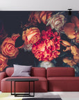 Beautiful Vintage removable Wallpaper Dark Dutch Flo... | Wonderwallsboutique