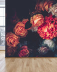 Beautiful Vintage removable Wallpaper Dark Dutch Flo... | Wonderwallsboutique