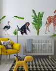 Big Wall sticker Set for kids, Chimp