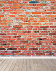 Red Brick Wall Style Wallpaper Peel and Stick | Wonderwallsboutique