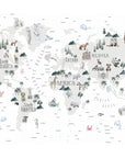 Classic World Map Wallpaper | Wonderwallsboutique