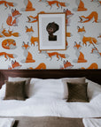 Realax Fox | Realax Fox Removable Wallpaper | Peel and Stick |