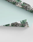 Leaf Zebra | Leaf Zebra Removable Wallpaper | Peel and Stick |