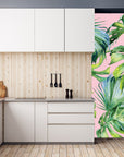 Pink Jungle wallpaper Peel and Stick | Wonderwallsboutique