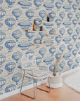Classic Blue Balloones | Removable Wallpaper | Pattern