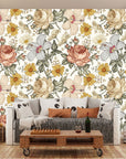 Madelyn Nursery Floral Decor Wallpaper Madelyn Nurse... | Wonderwallsboutique